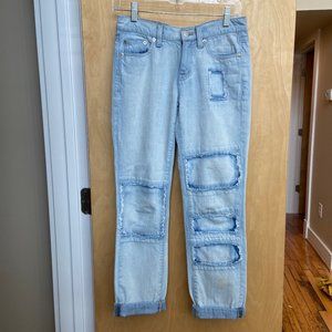 Madewell Slim Boyjean (Patched Up Edition)